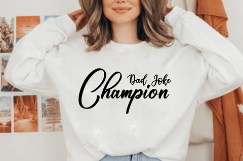 Dad Joke Champion svg SVG orpitasn 