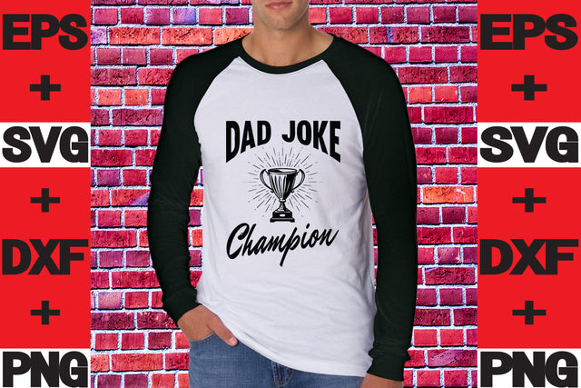 Dad joke champion SVG svgteam 