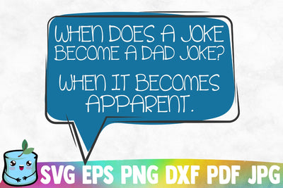 Dad Joke SVG MintyMarshmallows 