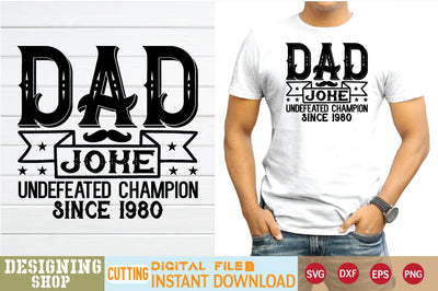 dad joke undefeated champion since 1980 svg SVG sk.swapon Roy 