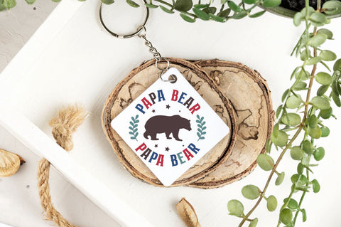 Dad Keychain SVG Bundle SVG DESIGNS DARK 