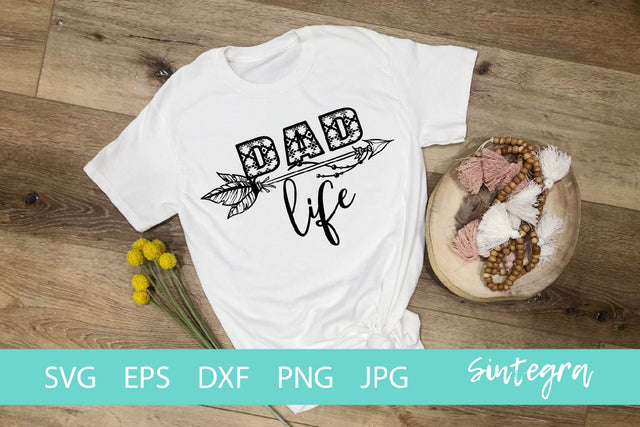 Dad Life SVG Aztec File, Tribal DXF, Free For Commercial Use SVG Sintegra 