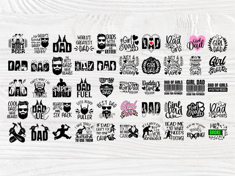 Dad Life SVG Bundle | Dad quotes Svg | Fathers Day Svg | Svg Cut Files | Dad Sign | Commercial Use | Best Dad Ever Svg | Funny Quotes SVG TonisArtStudio 
