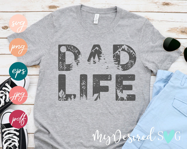 Dad Life SVG PNG, New Dad Shirt, Funny Mens, Daddy svg, Gamer Dad Svg, Father Day Shirt, Funny Dad Svg, Cricut SVG, Digital Download SVG MyDesiredSVG 