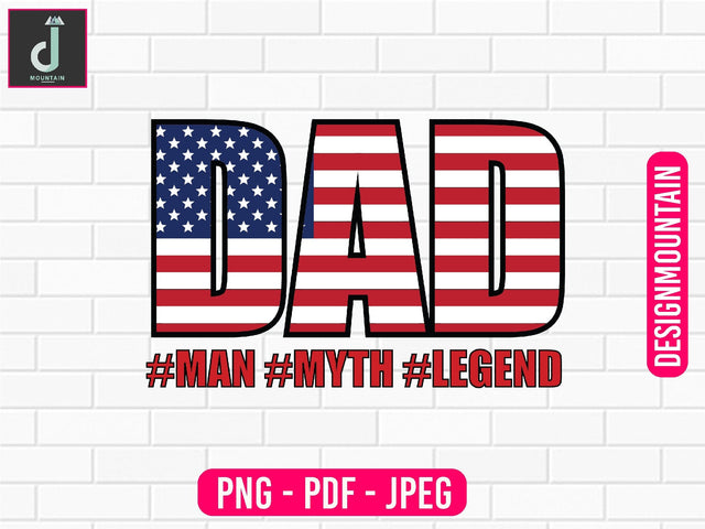 Dad man myth legend PNG Sublimation Design, Dad Bundle PNG, Father's Day png Sublimation Alihossainbd 