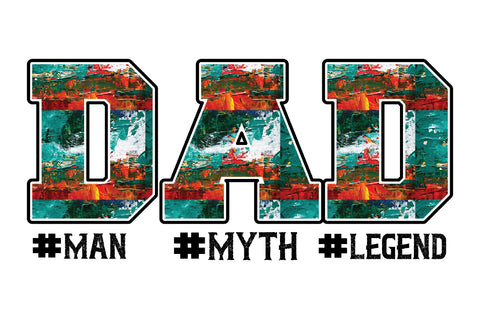 Dad Man Myth Legend Sublimation Sublimation Jagonath Roy 