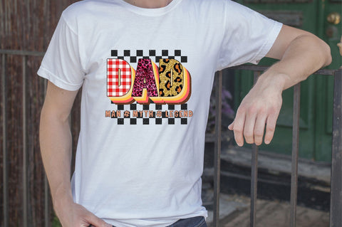 Dad Man Myth Legend Sublimation SVGArt 