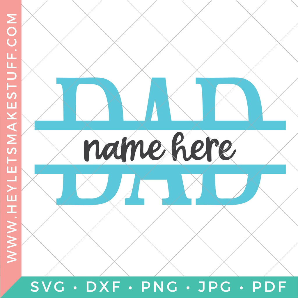 Dad Monogram SVG - So Fontsy