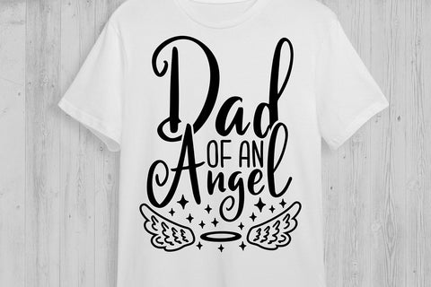 Dad Of An Angel| Memorial SVG Cutting Files. SVG CosmosFineArt 