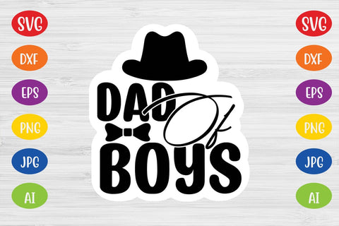 Dad Of Boys SVG SVG MStudio 