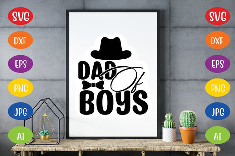 Dad Of Boys SVG SVG MStudio 