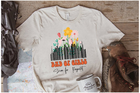 Dad of Girls Scan for Payment Sublimation Sublimation Jagonath Roy 