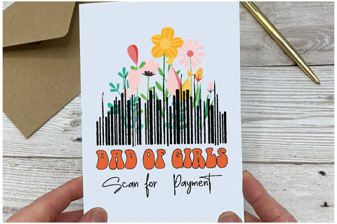 Dad of Girls Scan for Payment Sublimation Sublimation Jagonath Roy 