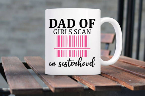 Dad of girls scan in sisterhood SVG SVG Regulrcrative 