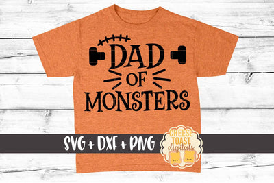 Dad of Monsters - Halloween SVG PNG DXF Cut Files SVG Cheese Toast Digitals 