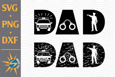 Dad Police SVG, PNG, DXF Digital Files Include SVG SVGStoreShop 