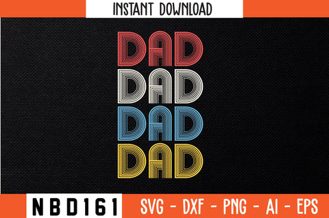DAD Retro Design SVG Nbd161 