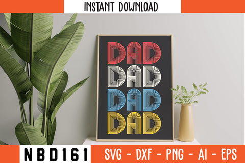 DAD Retro Design SVG Nbd161 