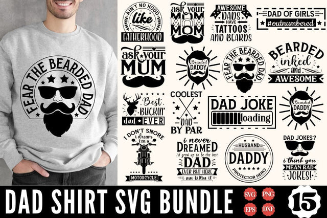 Dad Shirt SVG Bundle SVG DESIGNISTIC 
