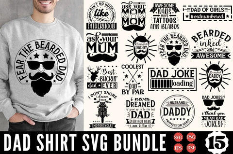 Dad Shirt SVG Bundle SVG DESIGNISTIC 