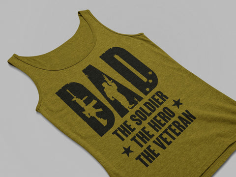 Dad Soldier Hero Veteran | Patriotic SVG SVG CreativeStudioTM 