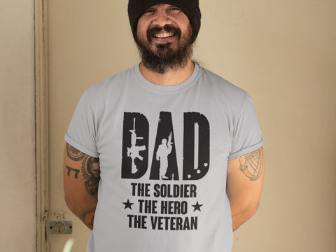 Dad Soldier Hero Veteran | Patriotic SVG SVG CreativeStudioTM 