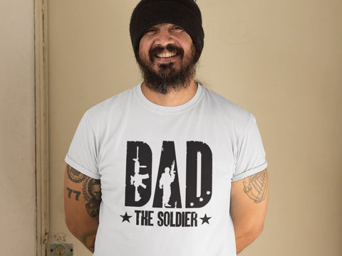 DAD Soldier Military T Shirt Design SVG SVG CreativeStudioTM 