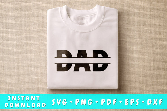 Dad Split SVG SVG HappyDesignStudio 