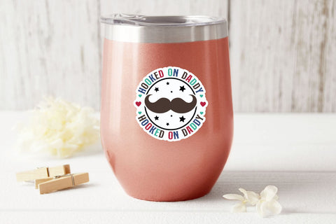 Dad Sticker Bundle Sublimation DESIGNS DARK 