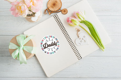 Dad Sticker Bundle Sublimation DESIGNS DARK 