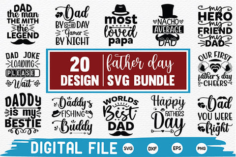 Dad svg bundle commercial use SVG buydesign 
