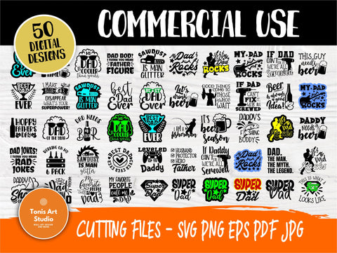 Dad SVG Bundle, Fathers Day Svg, Best Dad Ever Svg SVG TonisArtStudio 