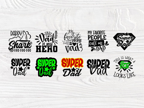 Dad SVG Bundle, Fathers Day Svg, Best Dad Ever Svg SVG TonisArtStudio 