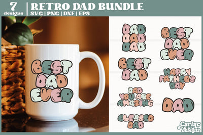 Dad SVG Bundle | Father's Day SVG Bundle SVG Carla C Designs 