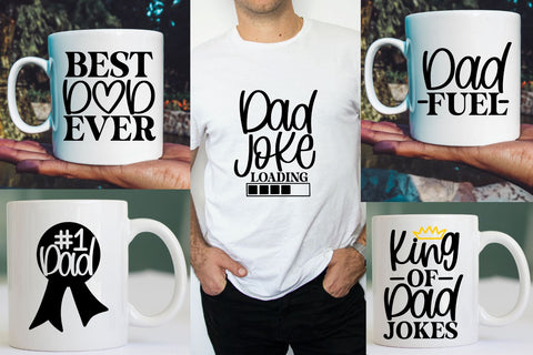 Dad svg bundle, father's day svg, dad quote svg, funny dad svg, gift for dad svg, dad shirt svg, dad mug svg, dad life svg,best dad ever svg SVG AnitaAlyiaLettering 