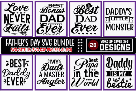 Dad svg bundle, father's day svg, dad quote svg, funny dad svg, gift for dad svg, dad shirt svg, dad mug svg, dad life svg,best dad ever svg SVG Blessedprint 