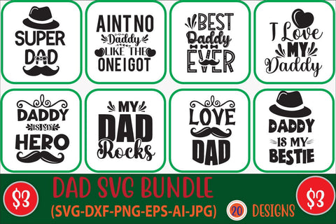 Dad svg bundle, father's day svg, dad quote svg, funny dad svg, gift for dad svg, dad shirt svg, dad mug svg, dad life svg,best dad ever svg SVG Blessedprint 