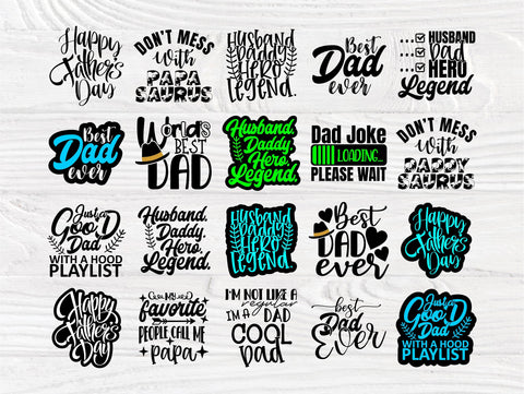 Dad SVG Bundle, Fathers Day Svg, Funny Dad Shirts SVG TonisArtStudio 