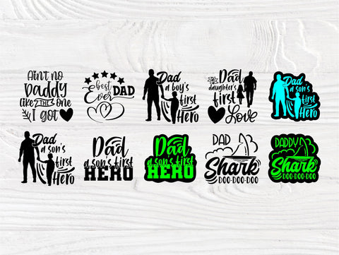 Dad SVG Bundle, Fathers Day Svg, Funny Dad Shirts SVG TonisArtStudio 