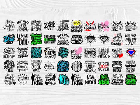 Dad SVG Bundle, Fathers Day Svg, Funny Dad Shirts SVG TonisArtStudio 