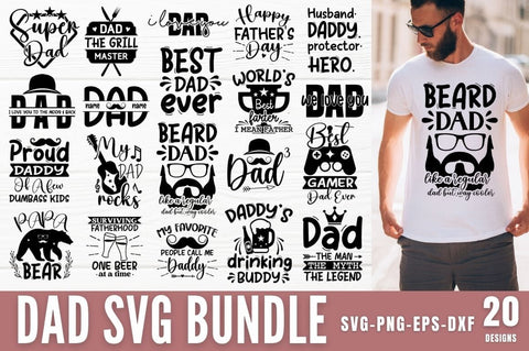 Dad SVG Bundle SVG DESIGNISTIC 