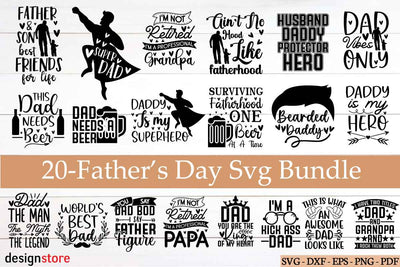 Dad Svg Bundle SVG designstore 