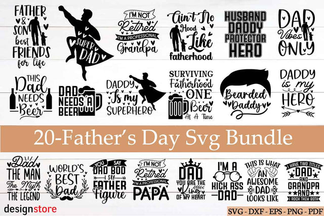 Dad Svg Bundle SVG designstore 