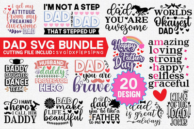 Dad Svg Bundle SVG md faruk hossain 