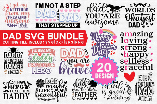 Dad Svg Bundle SVG md faruk hossain 