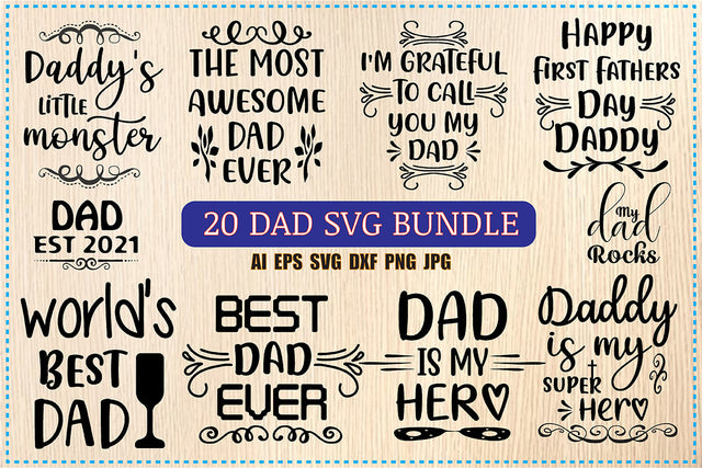 Dad SVG Bundle SVG orpitasn 