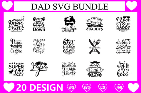 Dad SVG Bundle SVG Shahin alam 