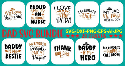 Dad SVG Bundle SVG Syaman 