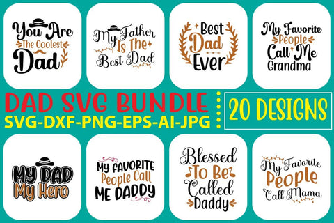 Dad SVG Bundle SVG Syaman 
