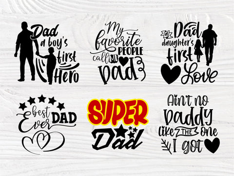 Dad SVG Cut File, Best Dad Ever Svg, Super Dad Svg SVG TonisArtStudio 